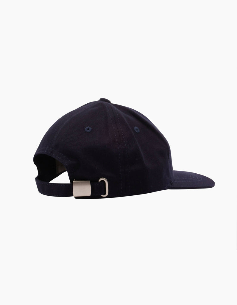 Navy Embroidered Logo Baseball Cap