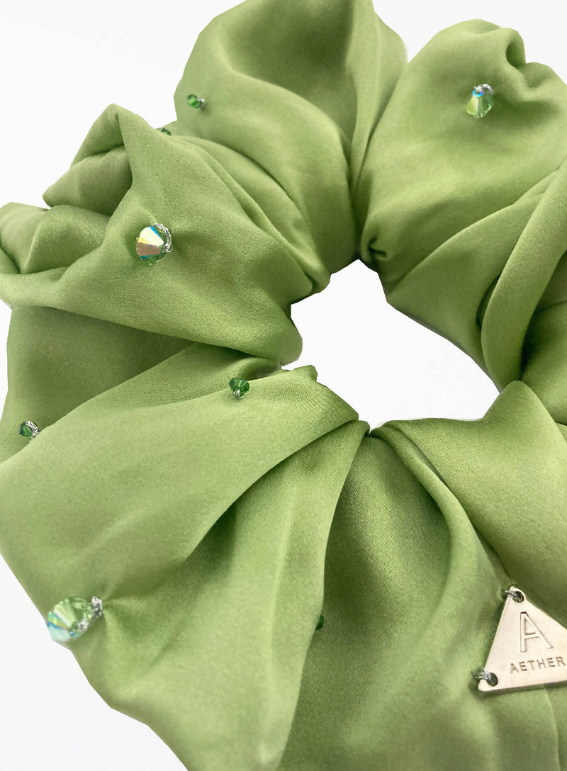 Etoiles Crystals Oversized Silk Scrunchie