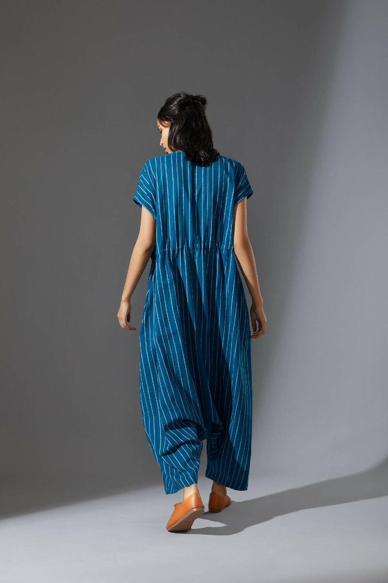 Mati Safari Blue Jumpsuit