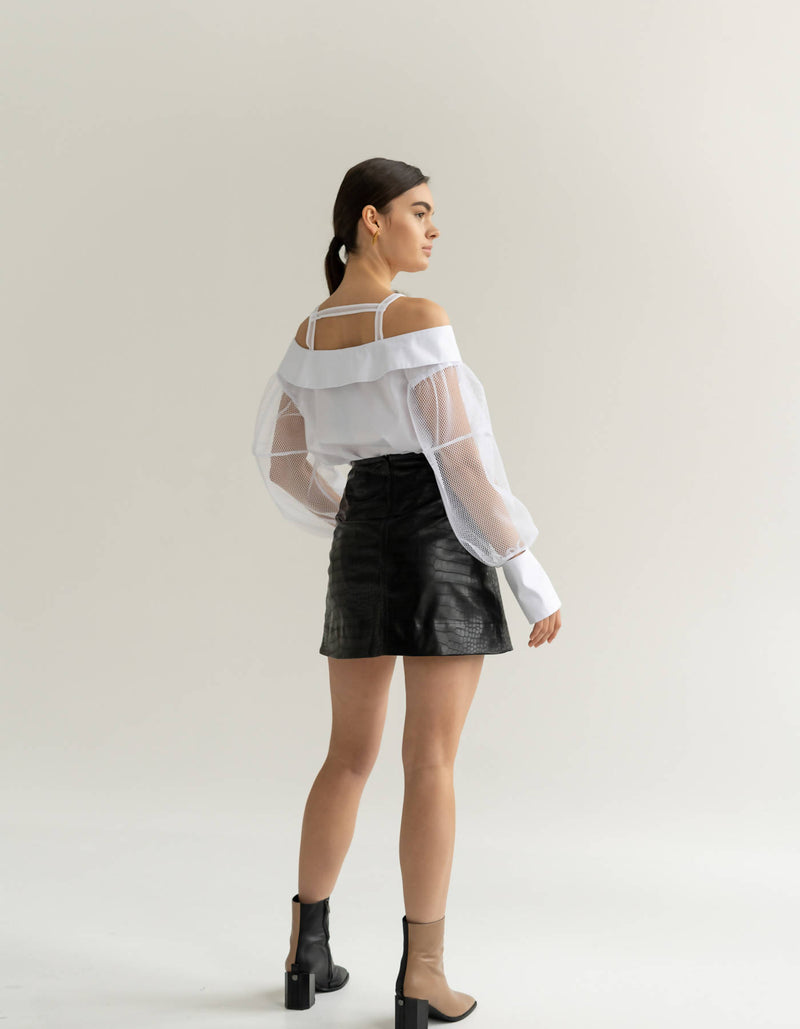 A-Silhouette Mini Skirt