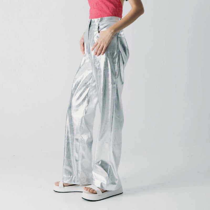 ATSTHELABEL RAVENSCA SILVER PANTS