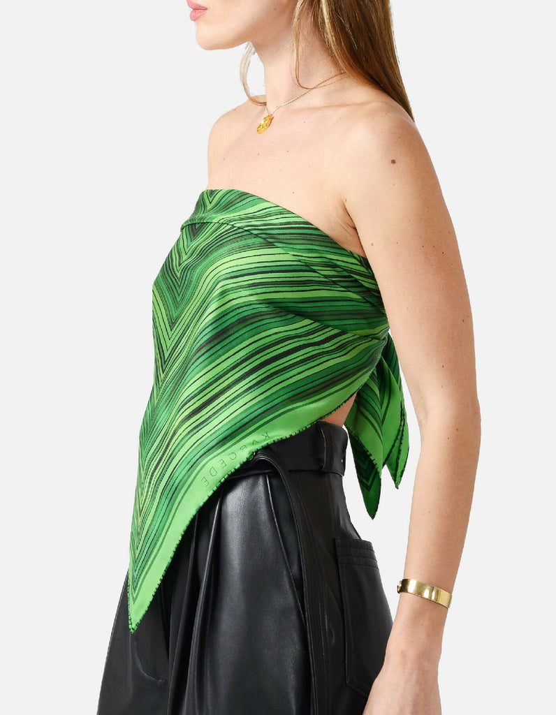 Green-Striped-Silk-Twill-Scarf-Kargede-Designer-Scarf-Side