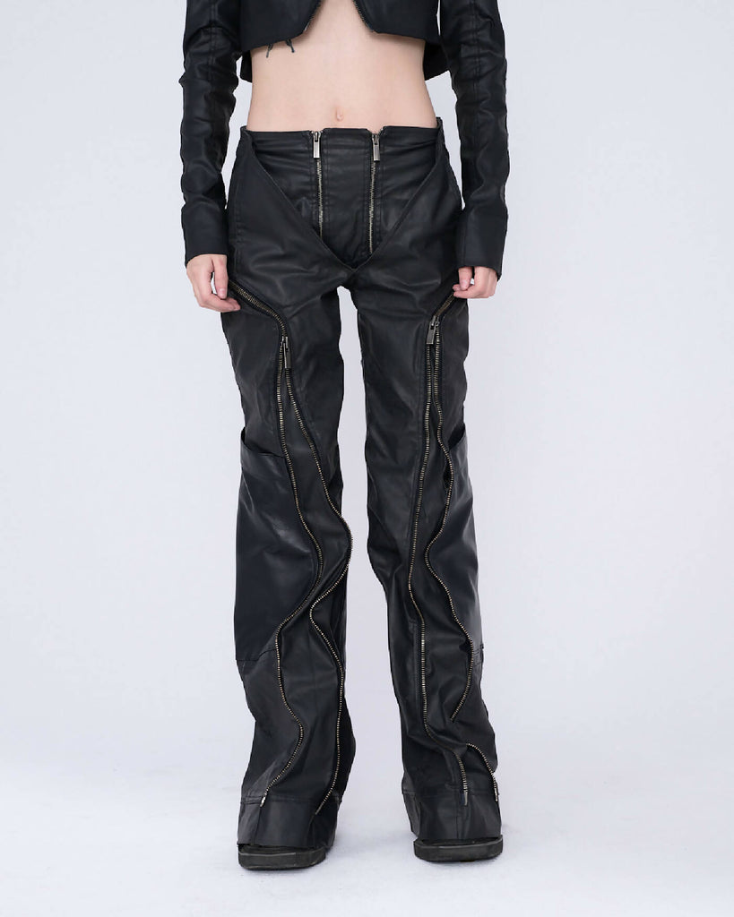 Women Denim Moon Pants