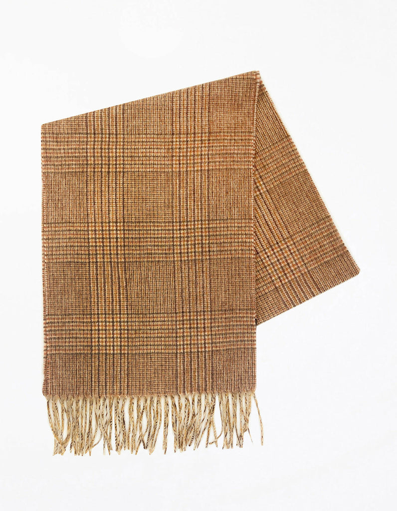 Terez Cashmere Checked Scarf