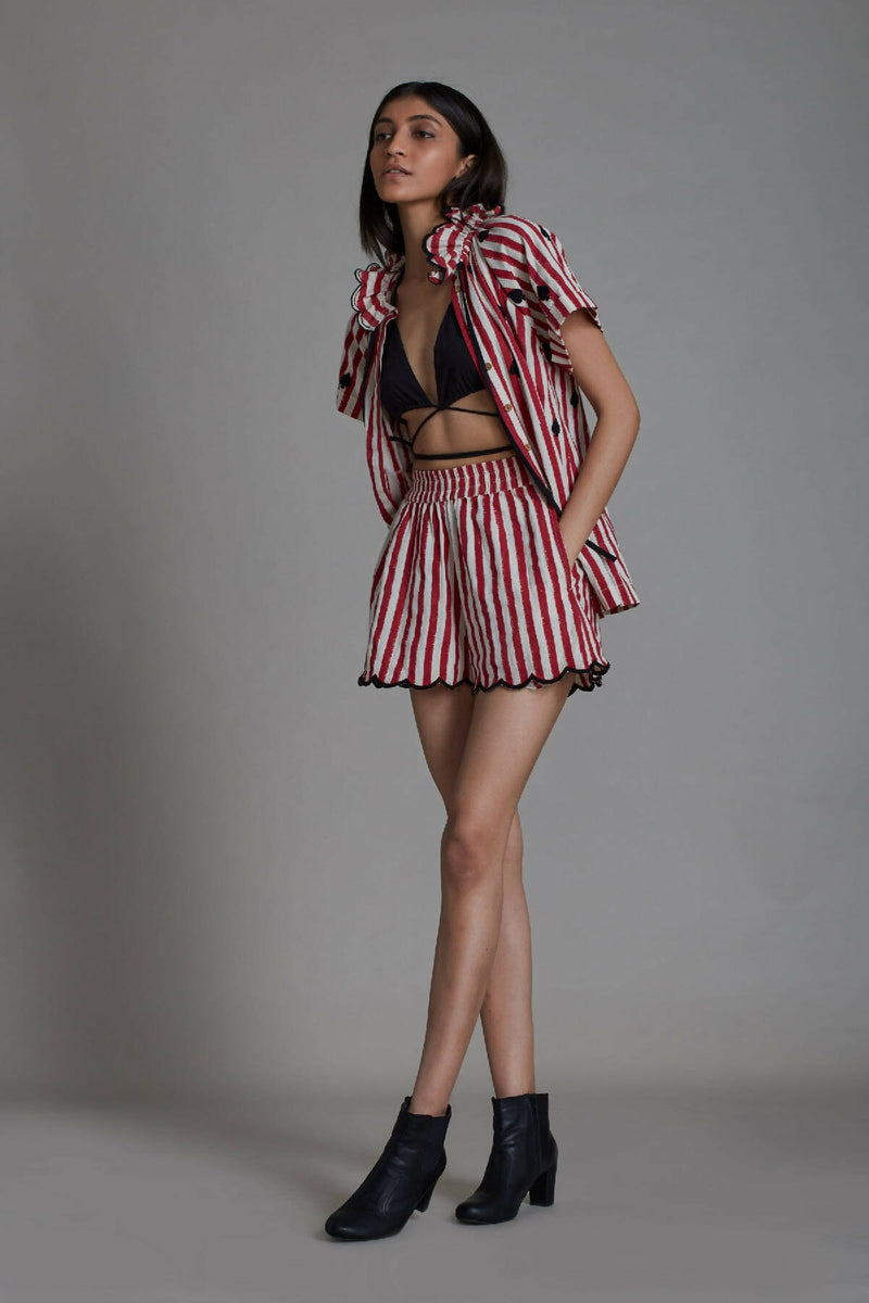 Stripe Tora Set-Red (3 PCS)