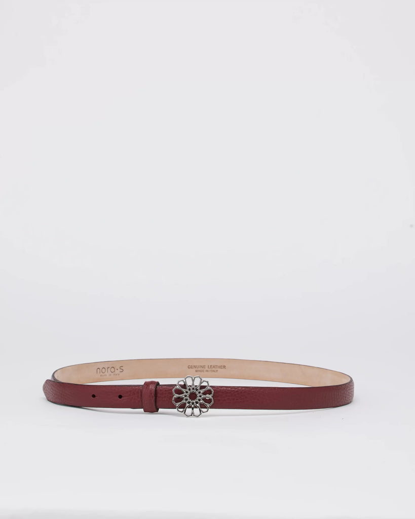 Mini Mosaic Belt Bordeaux