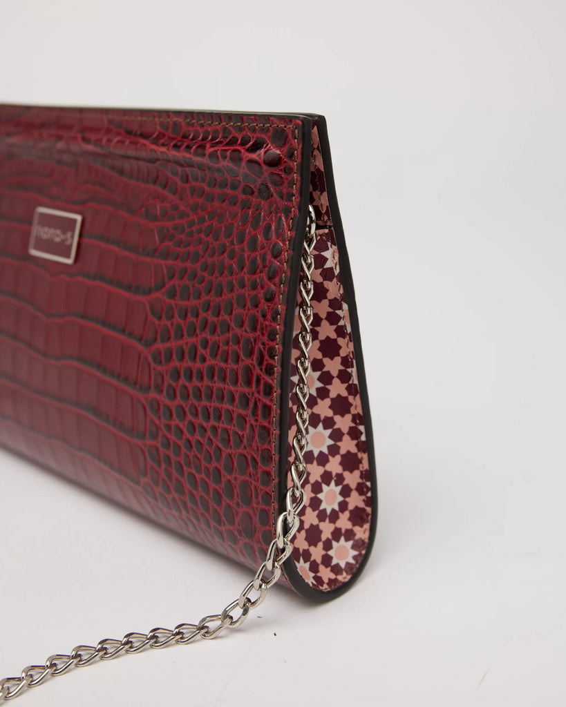 Clutch Meryem Bordeaux