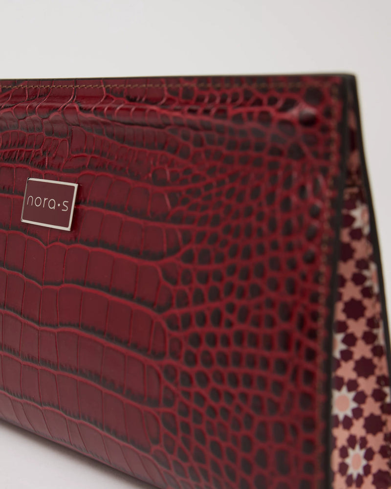 Clutch Meryem Bordeaux