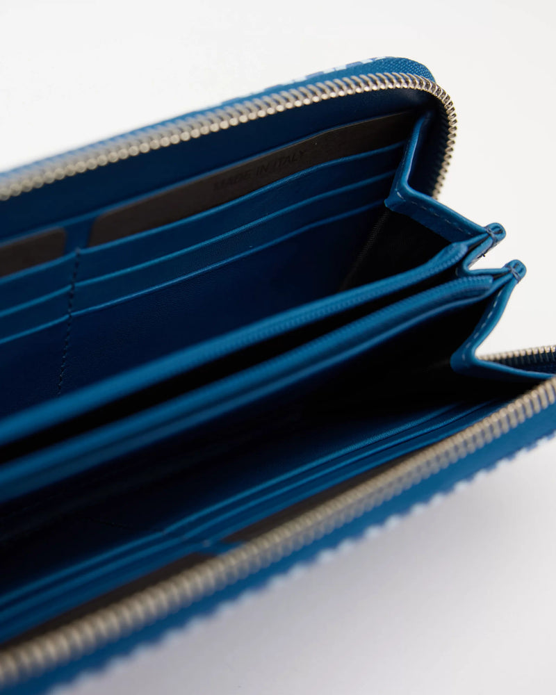 Wallet Large Blue | Leather Wallet for women