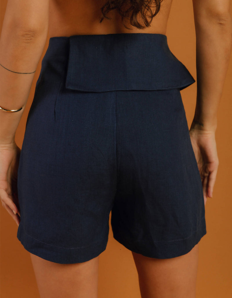 Taro 100% Linen Shorts