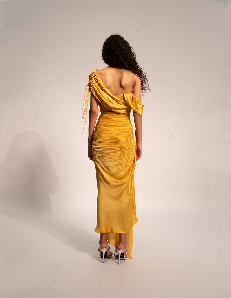 Yellow ray dress