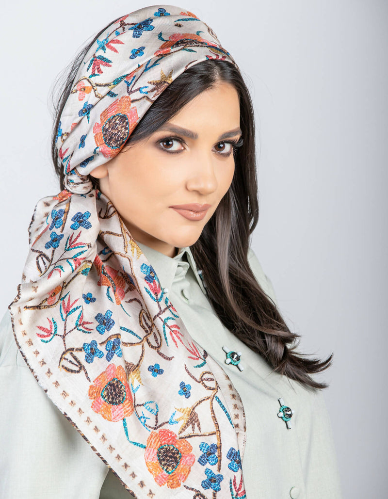 Silk Scarf “Zabel”