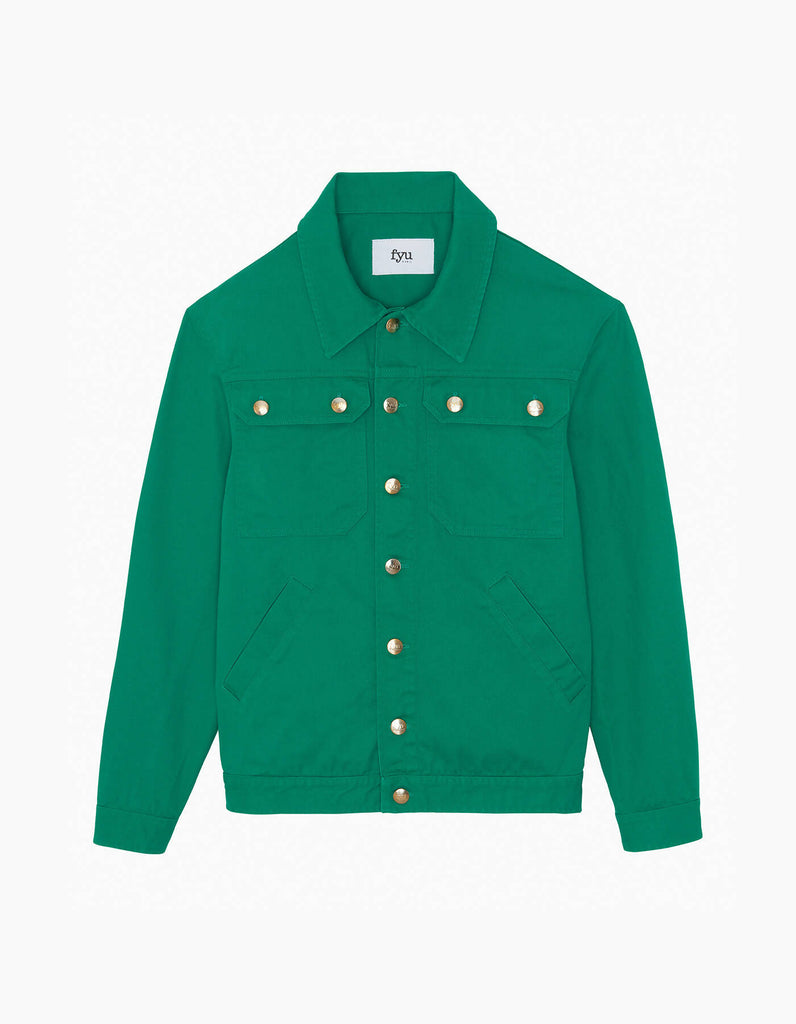 Bowie Light Twill Jacket Bright Green