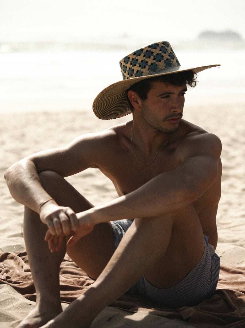 Mar Azul - Limited Edition Wide Brim Panama Hat