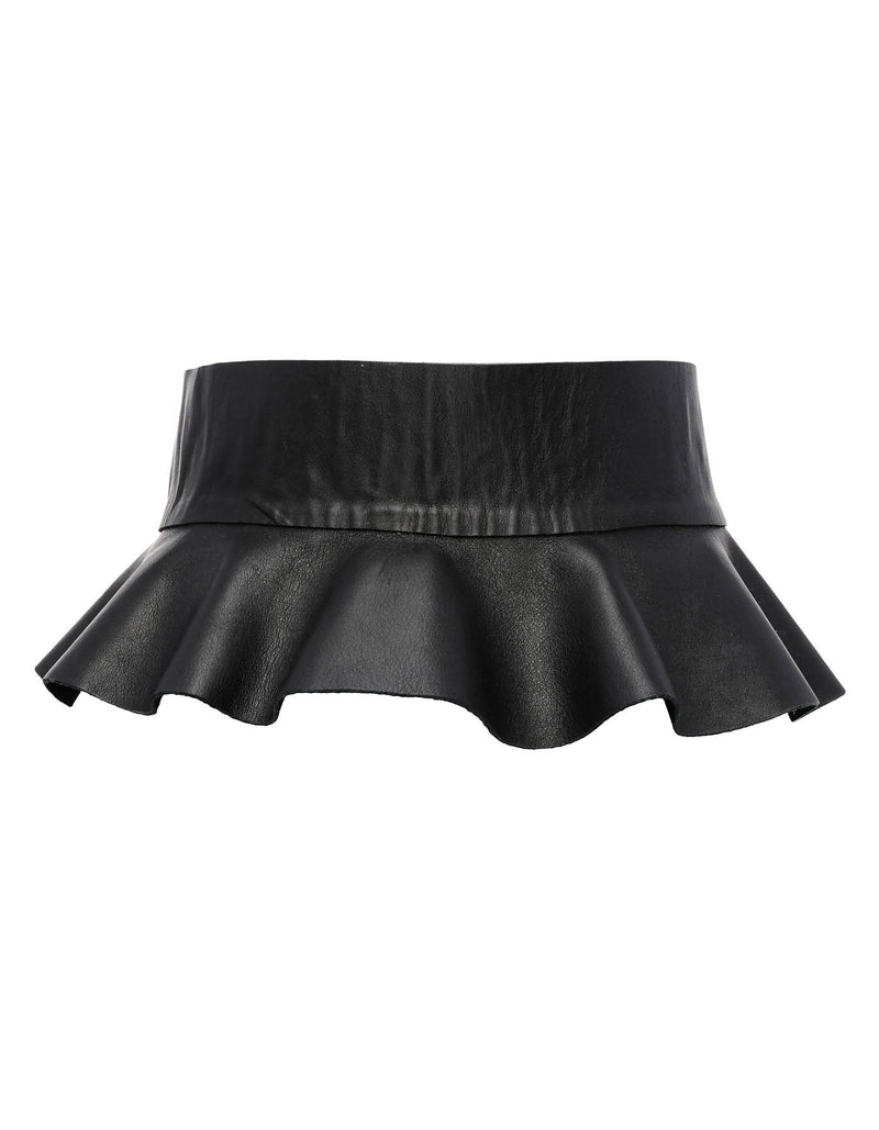 Peplum Leather Waist Belt Balla