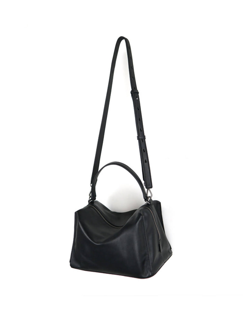 Valley Cube Shoulder Bag-Black