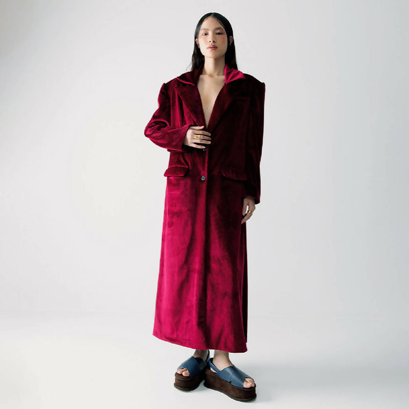 KARLY VELVET OUTERWEAR