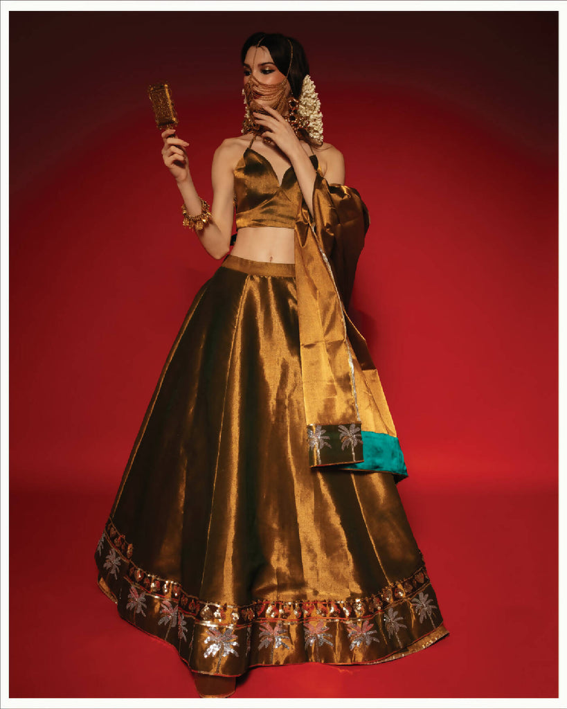 Gold Lehenga