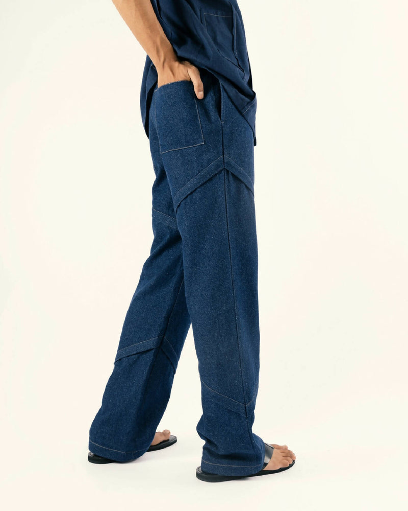 Diagonal Seam Pants