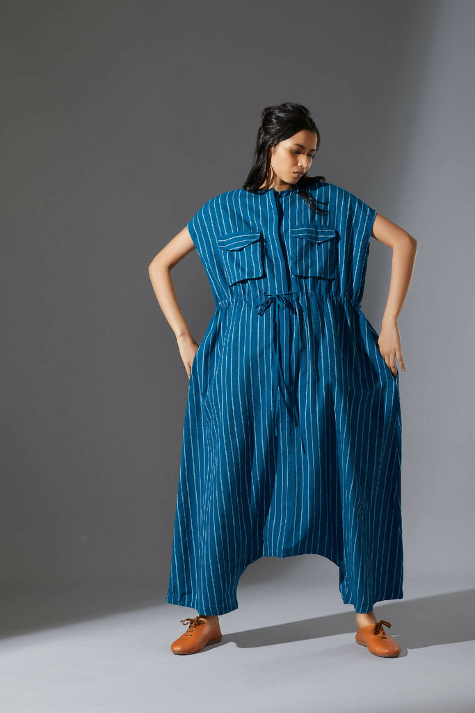 Mati Safari Blue Jumpsuit