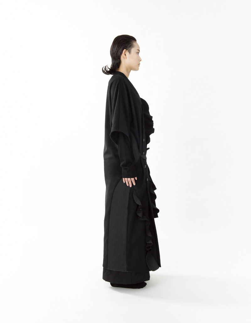 Soundwave Short Sleeve Long Coat