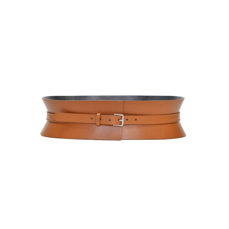 Slim Leather Corset Belt