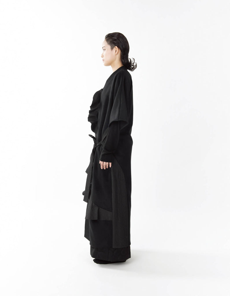 Soundwave Short Sleeve Long Coat