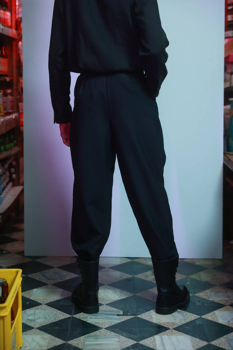 Harlem Style Pleated Suit Pants