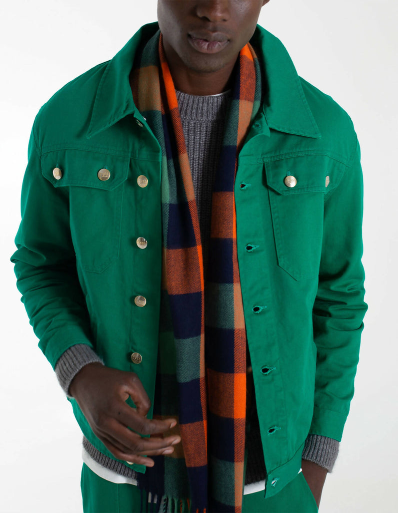 Bowie Light Twill Jacket Bright Green