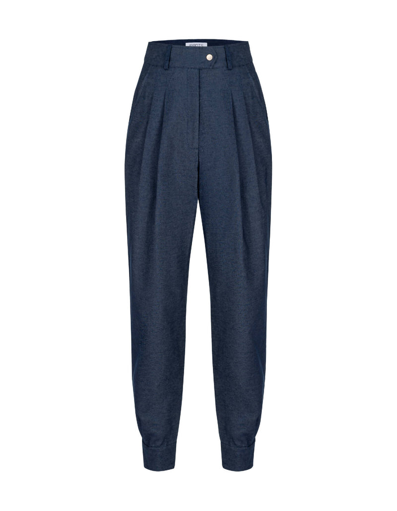 Cuffed Mid-Rise Pants