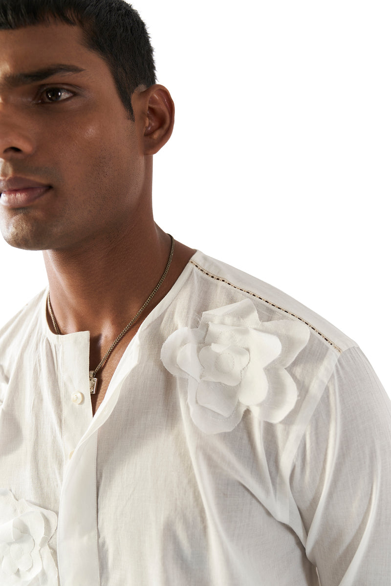 Flower Kurta Shirt