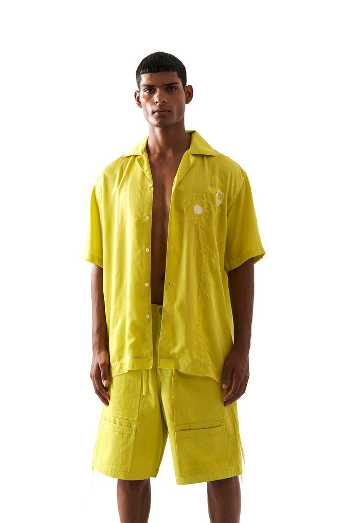 Cyber Lime Jorts