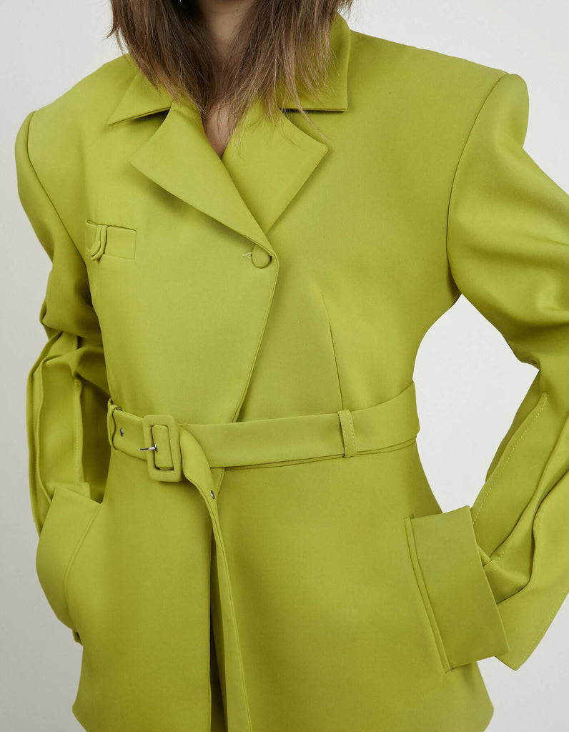 Chartreuse Green Suit Jacket