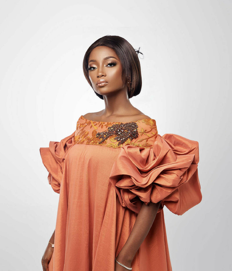 Ms Kaba Couture Dress 2.0 Terracotta