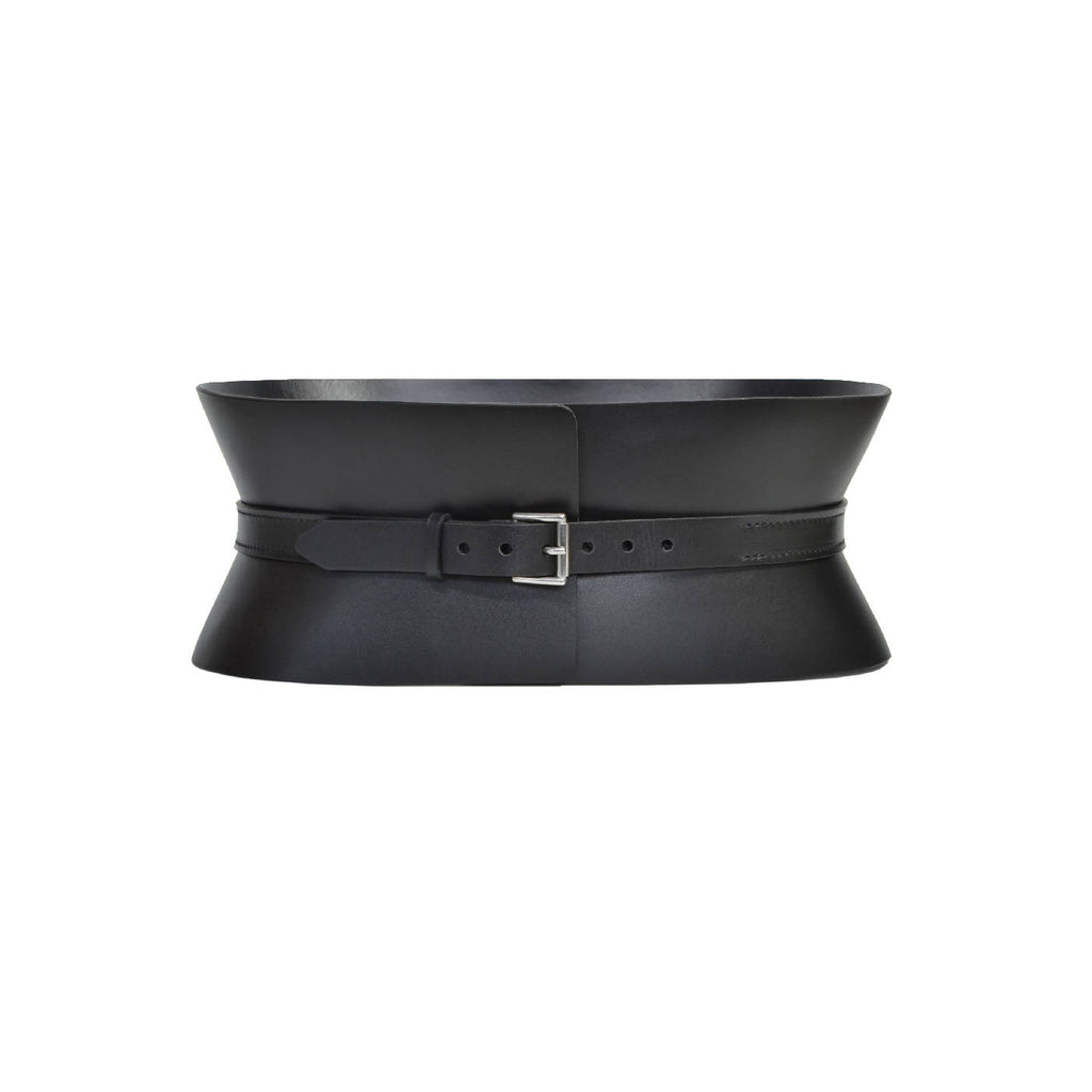 Chanel corset belt. Black Leather ref.545912 - Joli Closet
