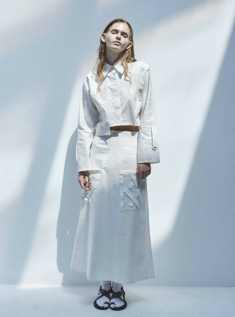 DROHOBYCH WHITE SKIRT