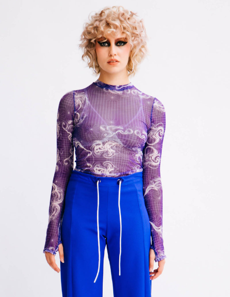 Cobalt Net Top