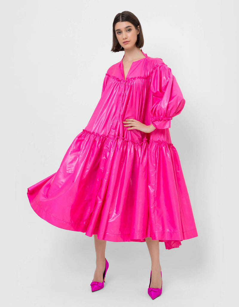 6078 Fuchsia Raincoat