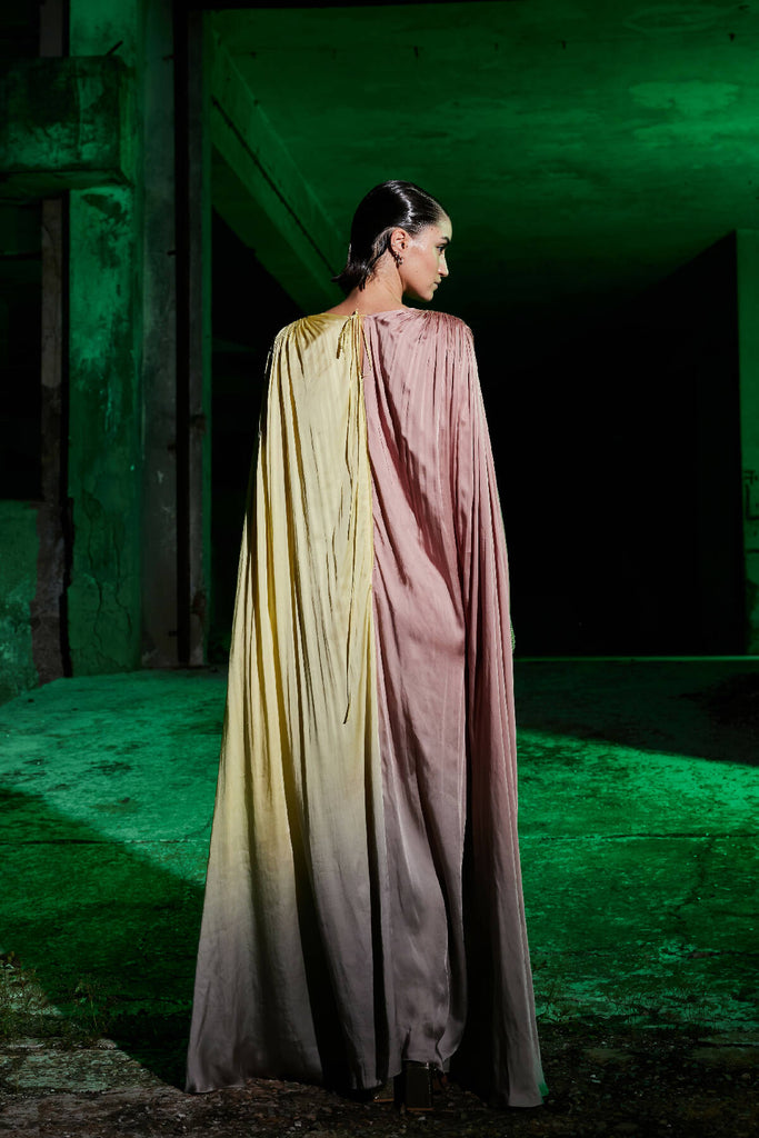 The Colourblock Zari Kaftan