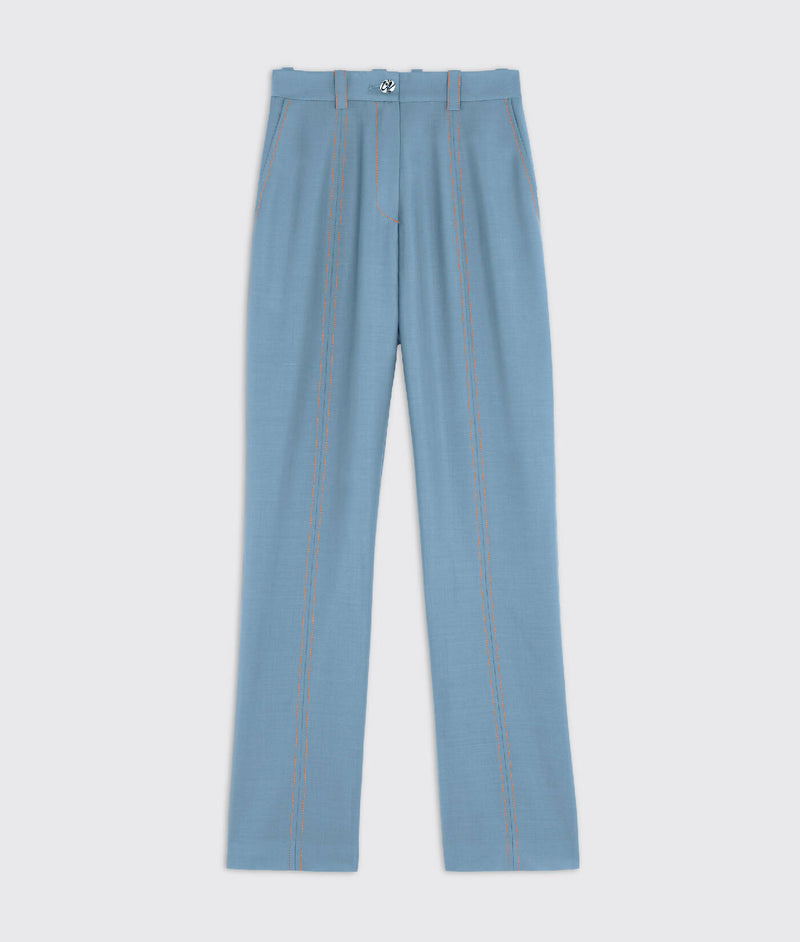 The Straight Pants (Blue)