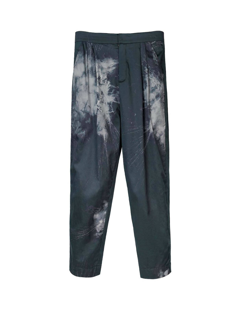 Fireworks Printing Slim-Trousers