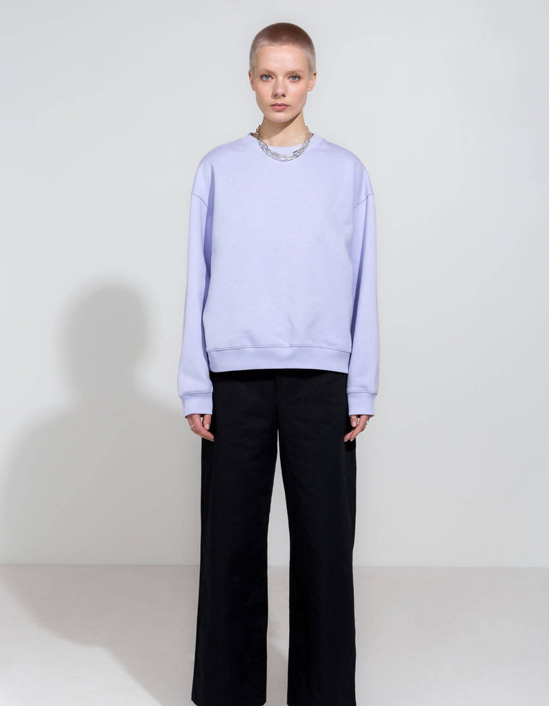 Lilac Crew Neck Sweatshirt