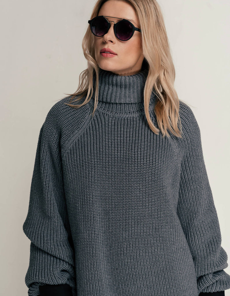 Margee Oversized Gray Sweater