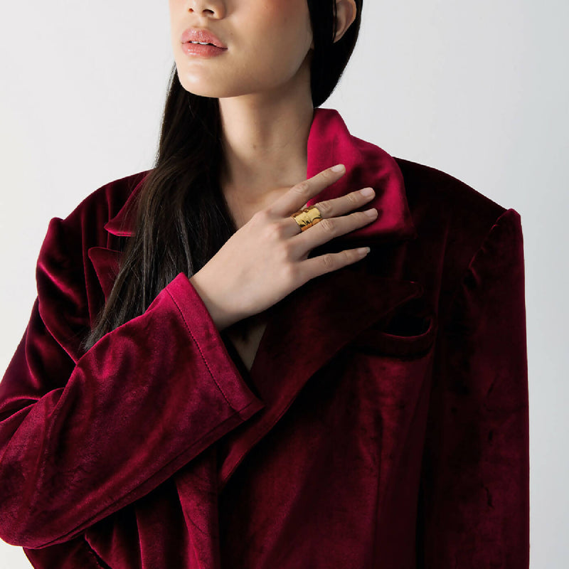 KARLY VELVET OUTERWEAR