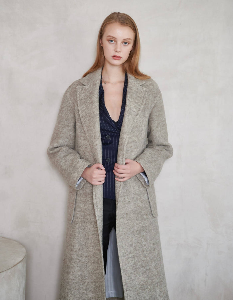 Soft Wool Ultra Light Knit Coat