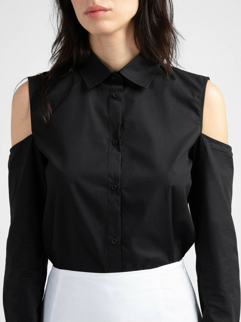 PINTAK Black Shirt With Cut-Out