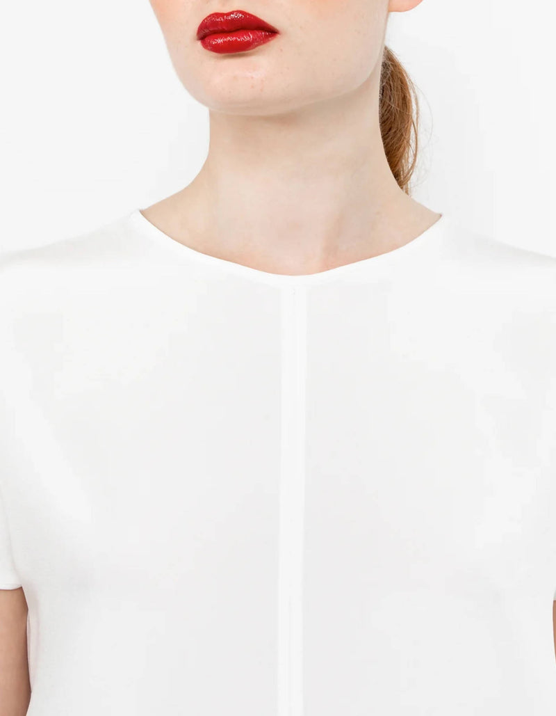 Revolution Top Off White Silk Crepe