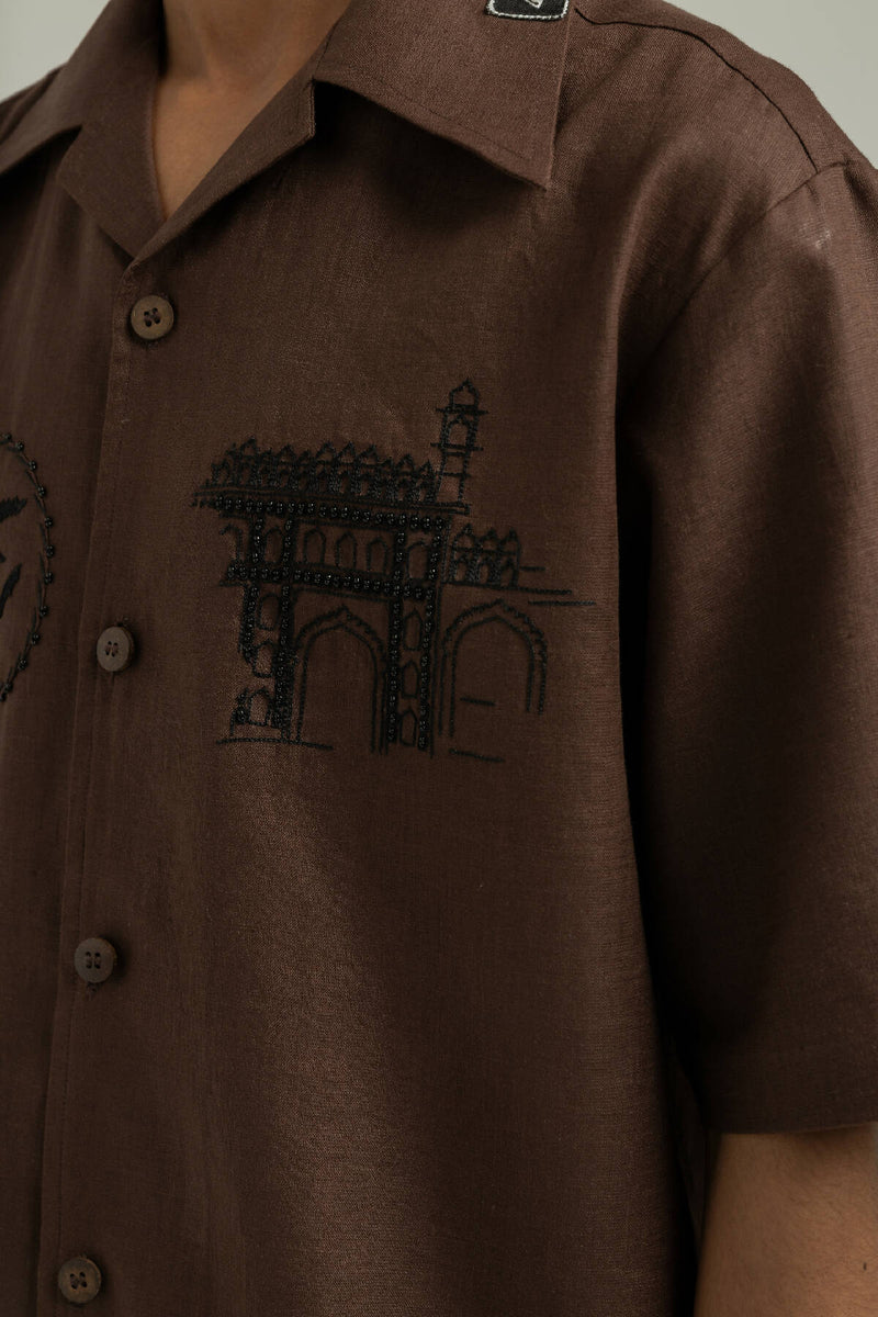 Awadhi Handmade Linen Shirt