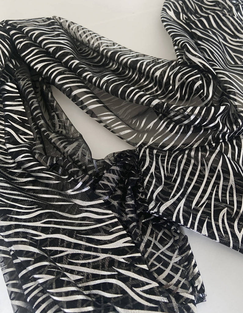 Mesh Zebra Bodysuit