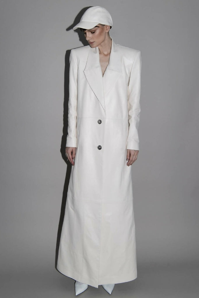 LAMBSKIN MAXI COAT